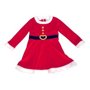 020 Christmas Red Velvet Dress